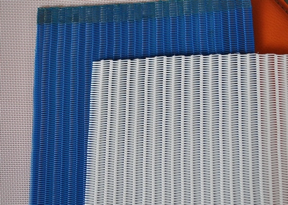 Woven Filter White Blue Easy To Repair Polyester Dryer Screen With 12 Years Experience