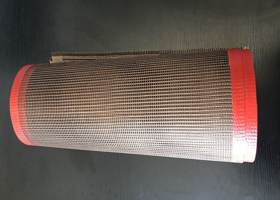 Chemical Corrosion PTFE Coated Fiberglass Conveyor Belt For Uv Printing Machine