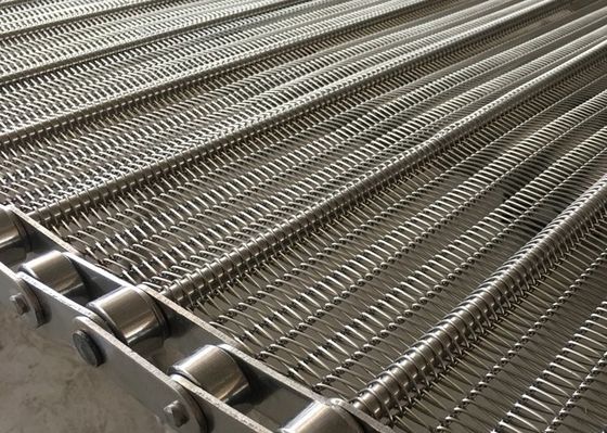 304 fuertes cadena de acero inoxidable Mesh Conveyor Belt Food Grade