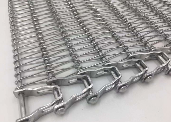 congelación de Mesh Belt For Tiger Shrimp del espiral de la anchura de los 50cm