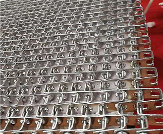 Heavy Load Transportaion Long Life Carbon Steel Flat Wire Mesh Belt