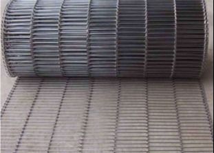 Food Grade Chain Link Spiral Stainless Steel Wire Mesh Conveyor Belt 1.2m Width