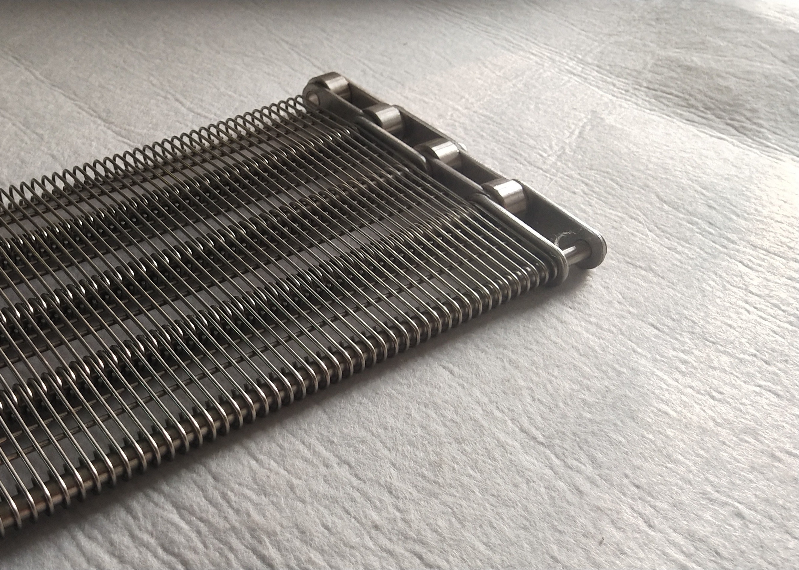 Espiral Mesh Belt de la carga pesada del transportador 76.2m m