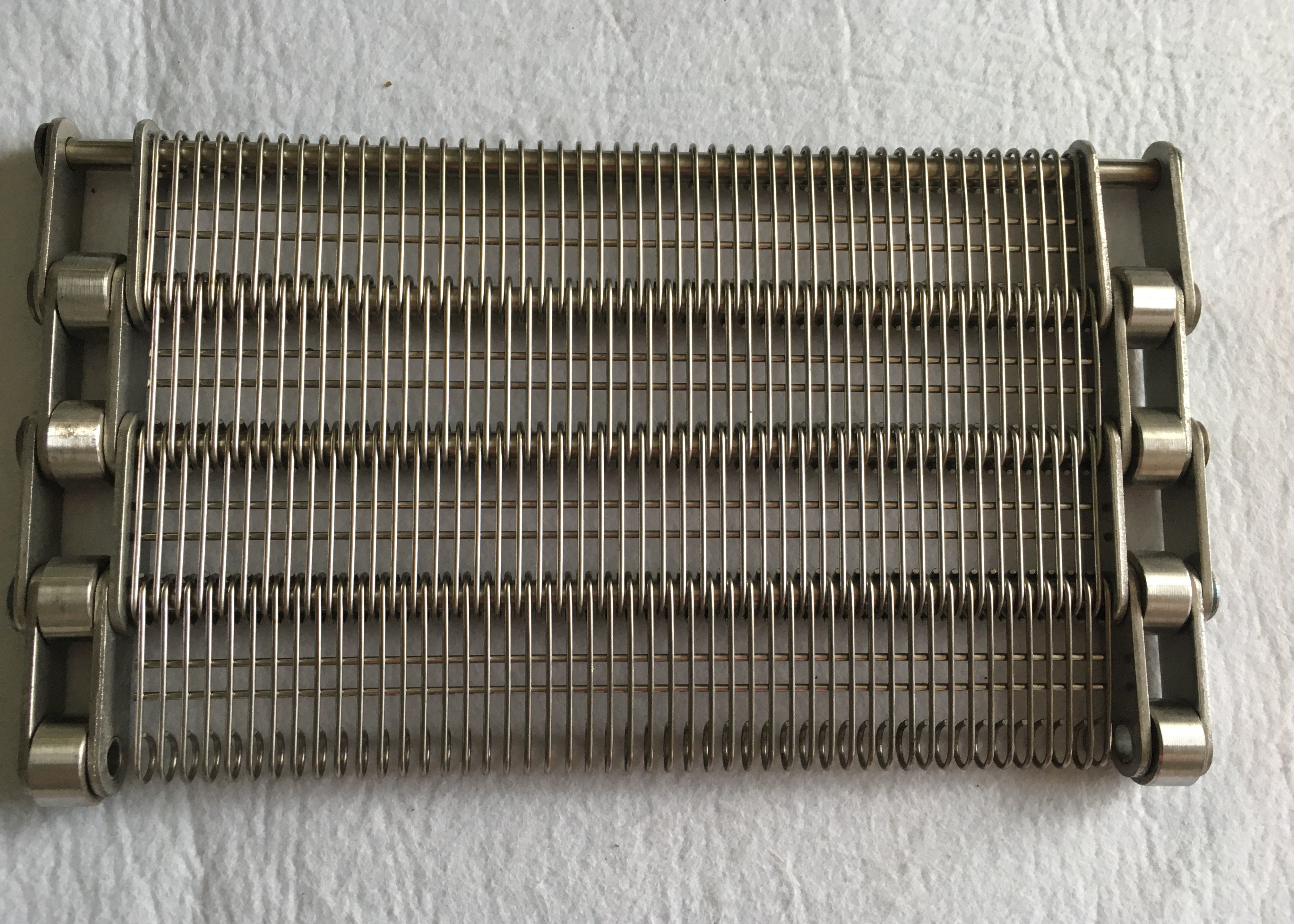 Espiral de acero inoxidable congelado rápidamente verduras Mesh Belt de la máquina