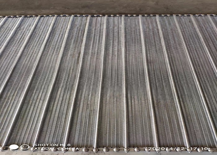 Banda transportadora espiral de Oven Welded Edge 316L 1.2m m de la pizza