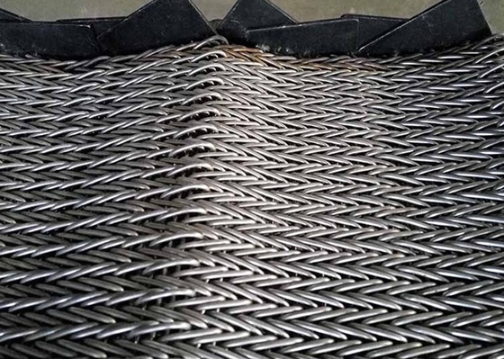 La correa equilibrada compuesto a prueba de calor soldó con autógena la malla de acero inoxidable del borde