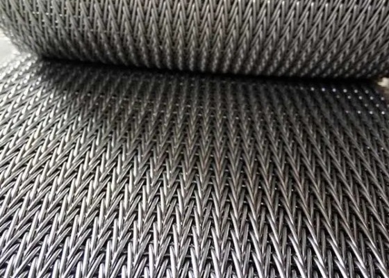 Resistencia da alta temperatura 310 Mesh Conveyor Belt Cord Weave para el horno de sinterización