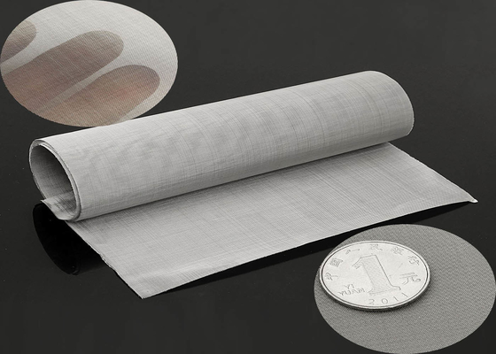 Malla de alambre holandesa líquida de la separación 50×300 Mesh Stainless Steel Plain Weave
