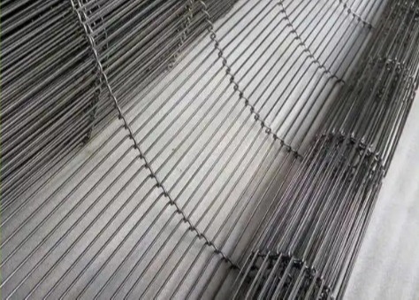 Flex Conveyor Belt Cleaning Fruits y verduras planos ligeros 304