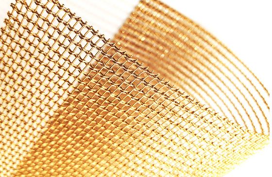 Alambre de acero cobreado inoxidable Mesh Screen de Mesh Custom Decorative Metal Architectural