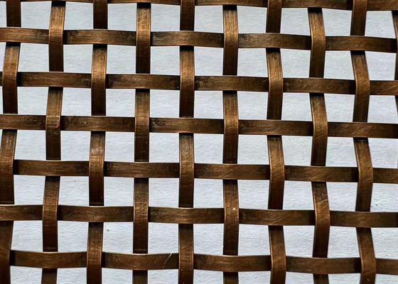 Alambre arquitectónico resistente Mesh For Furniture Cabinet Door de la corrosión 0.8m m