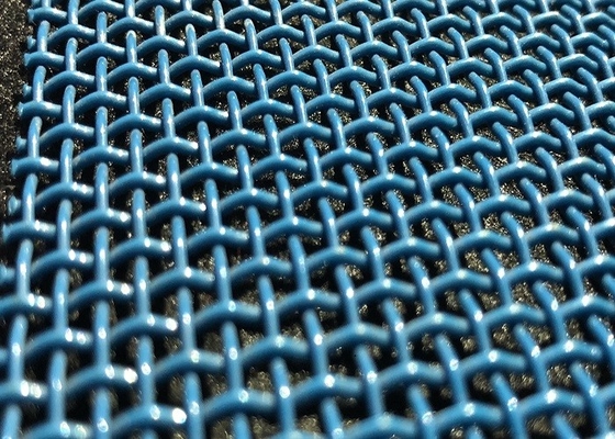   resistente de alta temperatura del agujero de Mesh Belt Plain Weave Square del poliéster