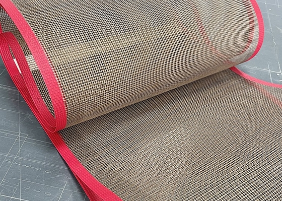 Banda transportadora ultravioleta a prueba de calor de la malla del teflón de Ptfe del secador para la estera de la alfombra