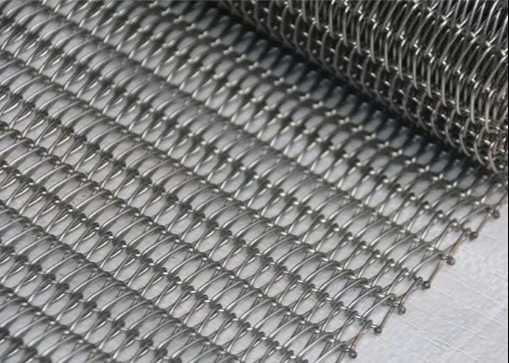 Bandas transportadoras de tejido equilibrado para lavado de sal Acero inoxidable 316l