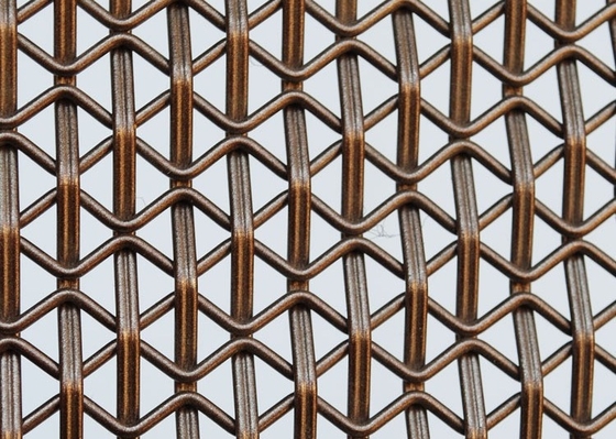 Anchura arquitectónica de perforación de la malla de alambre los 0.6m-1.5m del metal neto del modelo multi