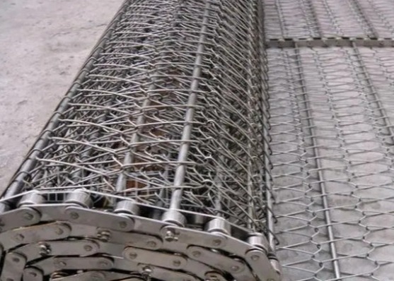 Trenza el 1.5m ancha de acero inoxidable de la balanza del metal de Mesh Conveyor Belt el 1m el 1.2m de la cadena del Sgs