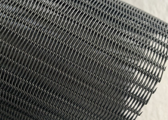 Poliéster negro Mesh Belt Dryer Conveyor Belt de la armadura llana para la máquina de papel