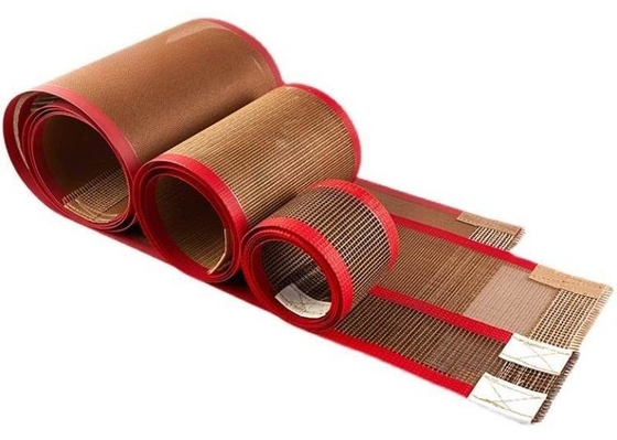 Resistencia que se agrieta ULTRAVIOLETA del secador PTFE Mesh Conveyor Belt High Temperature