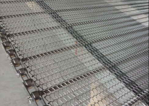 La banda transportadora de Oven Stainless Steel Chain Mesh de la pizza coció la comida adaptable