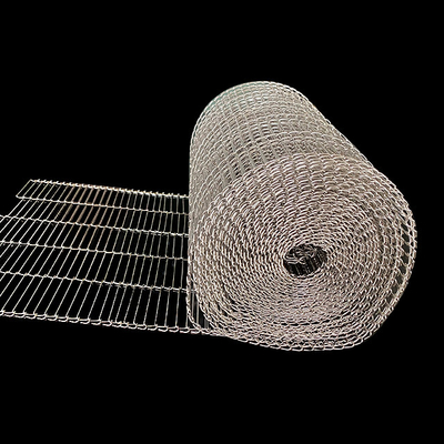 Resistencia térmica plana de la banda transportadora de Flex Stainless Steel Wire Mesh para la industria alimentaria