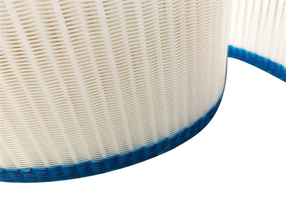 El blanco colorea el poliéster 100% Mesh Belt Spiral Dryer Mesh para el molino de papel