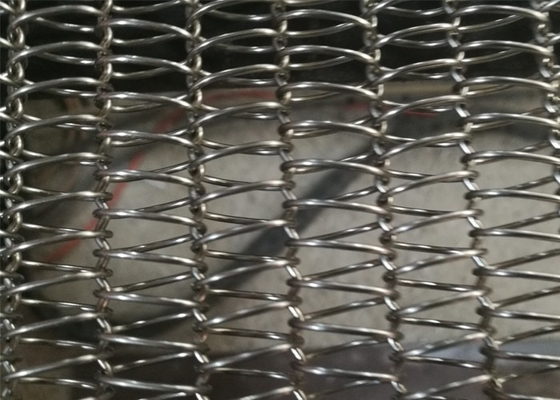 diámetro de alambre duradero de Mesh Belt 0.8-4m m del espiral de los 0.3-3.6m