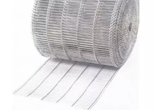 1 a 3 mm de diámetro Cinturón transportador plano flexible Sus304 malla de alambre