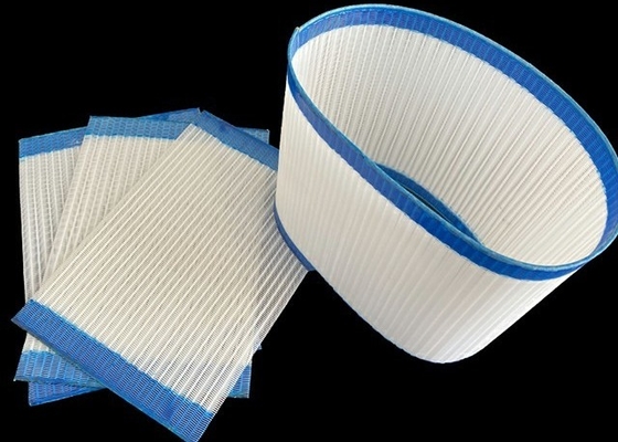 Cinturón de malla de poliéster de bucle medio para la fabricación de papel