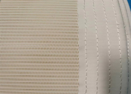 Tejido espiral de poliéster de bucle medio con tela lateral de 45 mm con ambos bordes