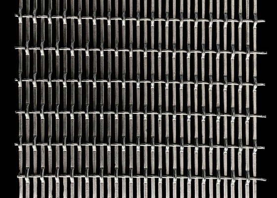 Malla arquitectónica de acero inoxidable del cable de alambre de la fachada del hotel 304 anticorrosión
