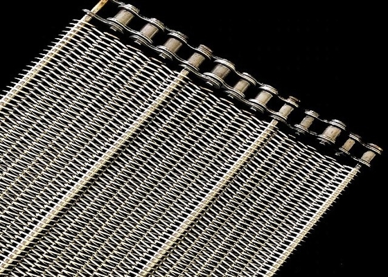 Alambre equilibrado Mesh Belt del transportador de la armadura del horno 316l SS de la galleta que cuece