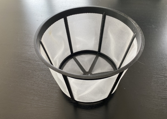 Diseño de cono de filtro de café fácil de lavar con cordón 100% hilo de nailon de grado alimenticio para cafetera Hamilton Beach