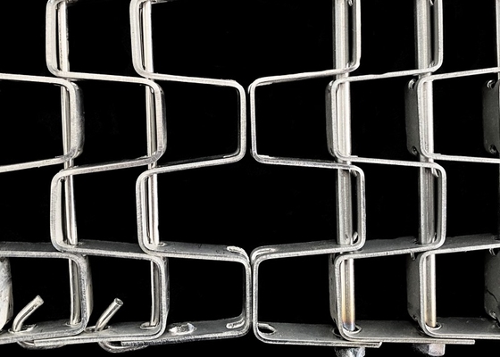 Cinta transportadora de panal de acero inoxidable para transporte industrial