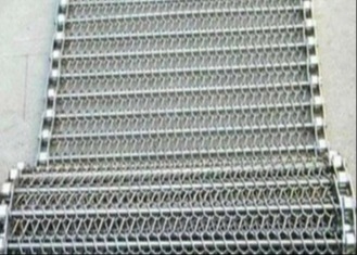 Cinturón de malla de transporte de acero inoxidable de grado alimenticio 304 para horno de horneado de galletas