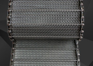 Cinta transportadora de malla espiral de acero inoxidable 304 316 para transferencia de alimentos