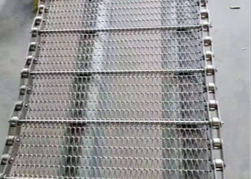 Cinta transportadora de acero inoxidable de alta resistencia a la temperatura para transporte de alimentos