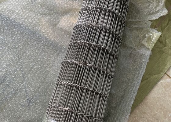 Cinturón transportador de acero inoxidable resistente a la corrosión 316 para línea de producción de bocadillos