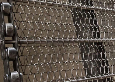 Resistente de alta temperatura de la correa de la malla de la cadena del acero inoxidable del uso 304 del horno