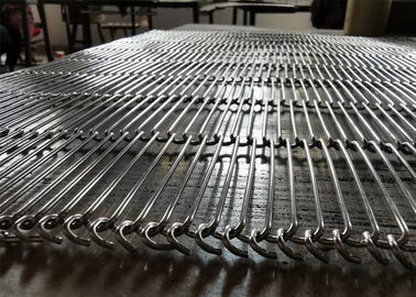 Cinta transportadora plana de la malla de la flexión 201, embaladoras de la correa plana de la flexión para Foiling