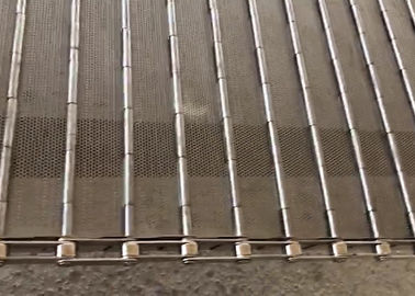 Malla de alambre de la banda transportadora del vínculo del listón, banda transportadora anti de placa del moho para los productos electrónicos