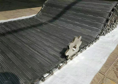 relleno embotellador del vidrio de la estructura simple de la banda transportadora del vínculo de la placa de 316L SS