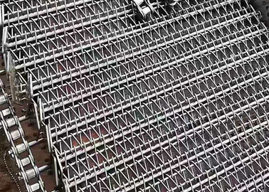 Buen pan de acero inoxidable de la permeabilidad del aire que refresca a Oven Spiral Mesh Belt