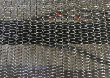 la anchura 200mm-5000m m de la correa de la malla de la comida de 316L SS fáciles limpia para el enfriamiento de la comida