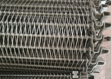 Banda transportadora de la malla de alambre del acero inoxidable de la congelación de alimentos buena transportando la función