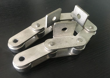 Cadena doble modificada para requisitos particulares del rodillo, cinta transportadora del rodillo para la banda transportadora resistente