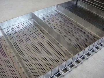 La protección perforada del acero de carbono de alto de la banda transportadora de placa desconcierta la anchura 300-2000m m