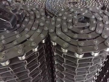 Correa inoxidable modificada para requisitos particulares de la malla de alambre del plano de acero para transportar productos