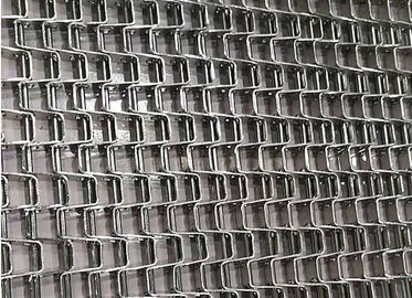 Producto que tamiza la banda transportadora de la malla metálica plana del sistema, acero de alto carbono de la correa de la malla de la comida