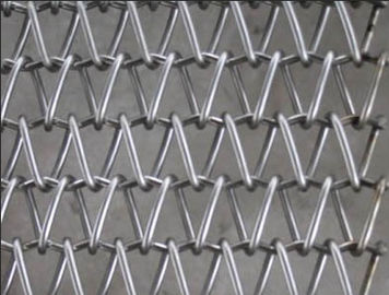 Transporte las nueces y las galletas Mesh Belt de acero inoxidable pesado, metal Mesh Conveyor Belt
