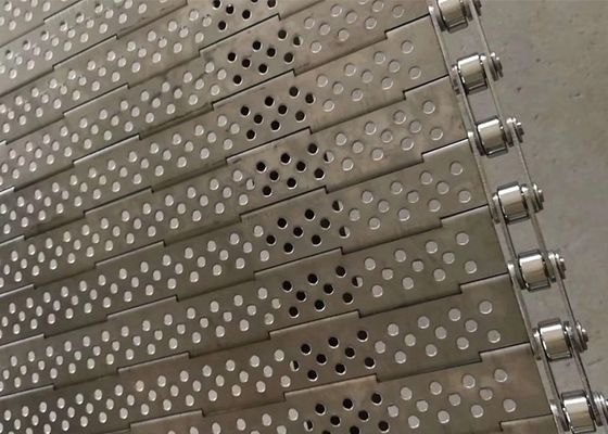 Temperatura alta y álcali de la banda transportadora de la malla de la cadena de la categoría alimenticia resistentes